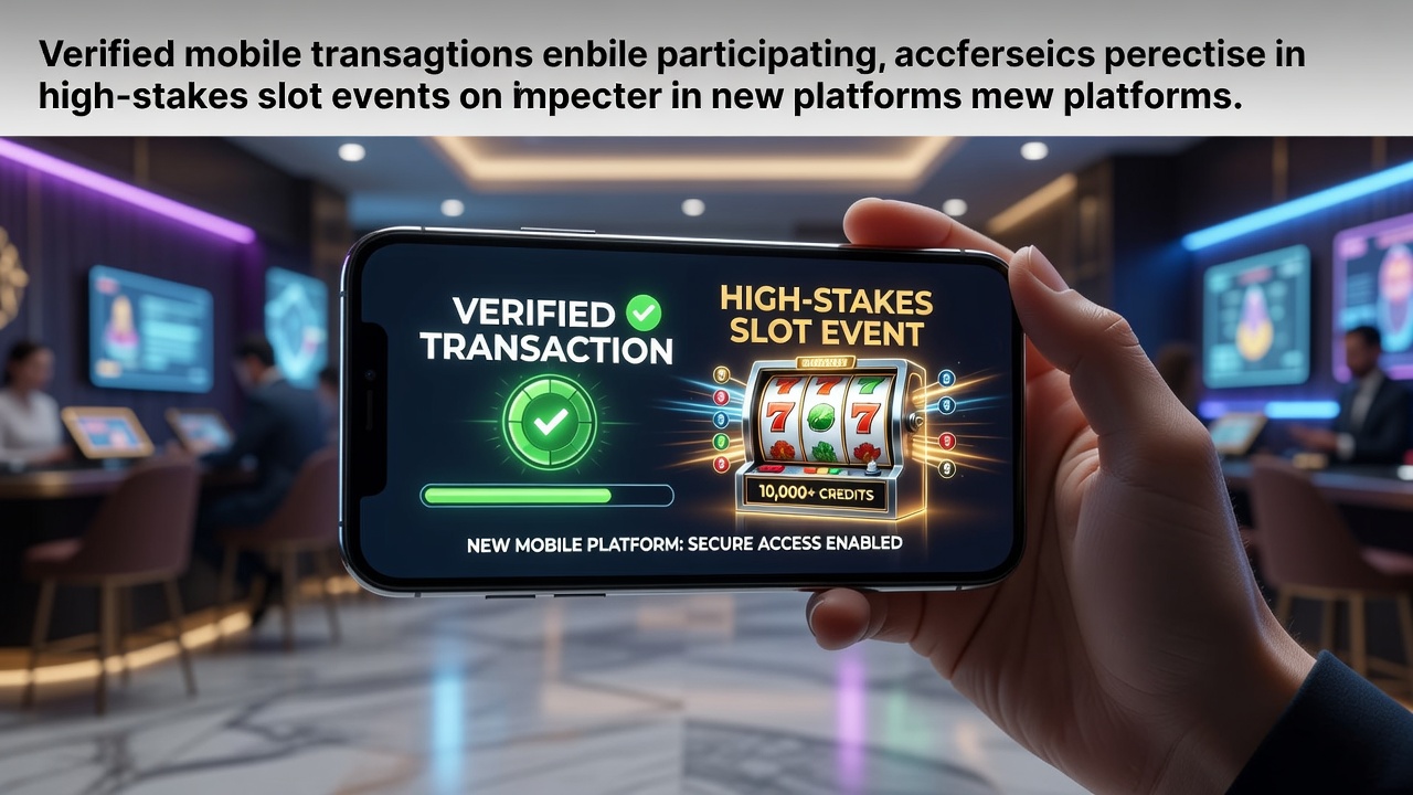 How Verified Transaction Methods Unlock High-Stakes Mobile Slot Events