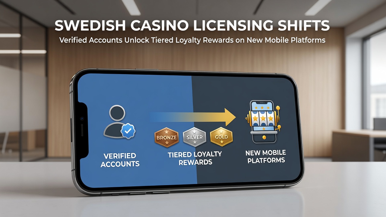 Swedish casino licensing shifts showing verified accounts unlocking tiered loyalty rewards on mobile platforms