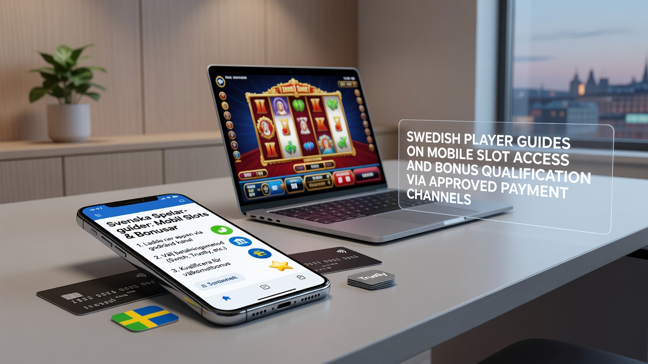 Approved payment channels displayed on a mobile slot interface at a licensed Swedish venue