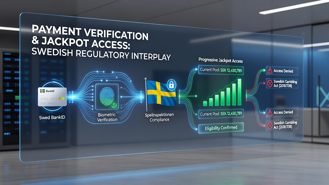 Swedish online casino interface showing verified payment options and progressive jackpot meters on a mobile screen